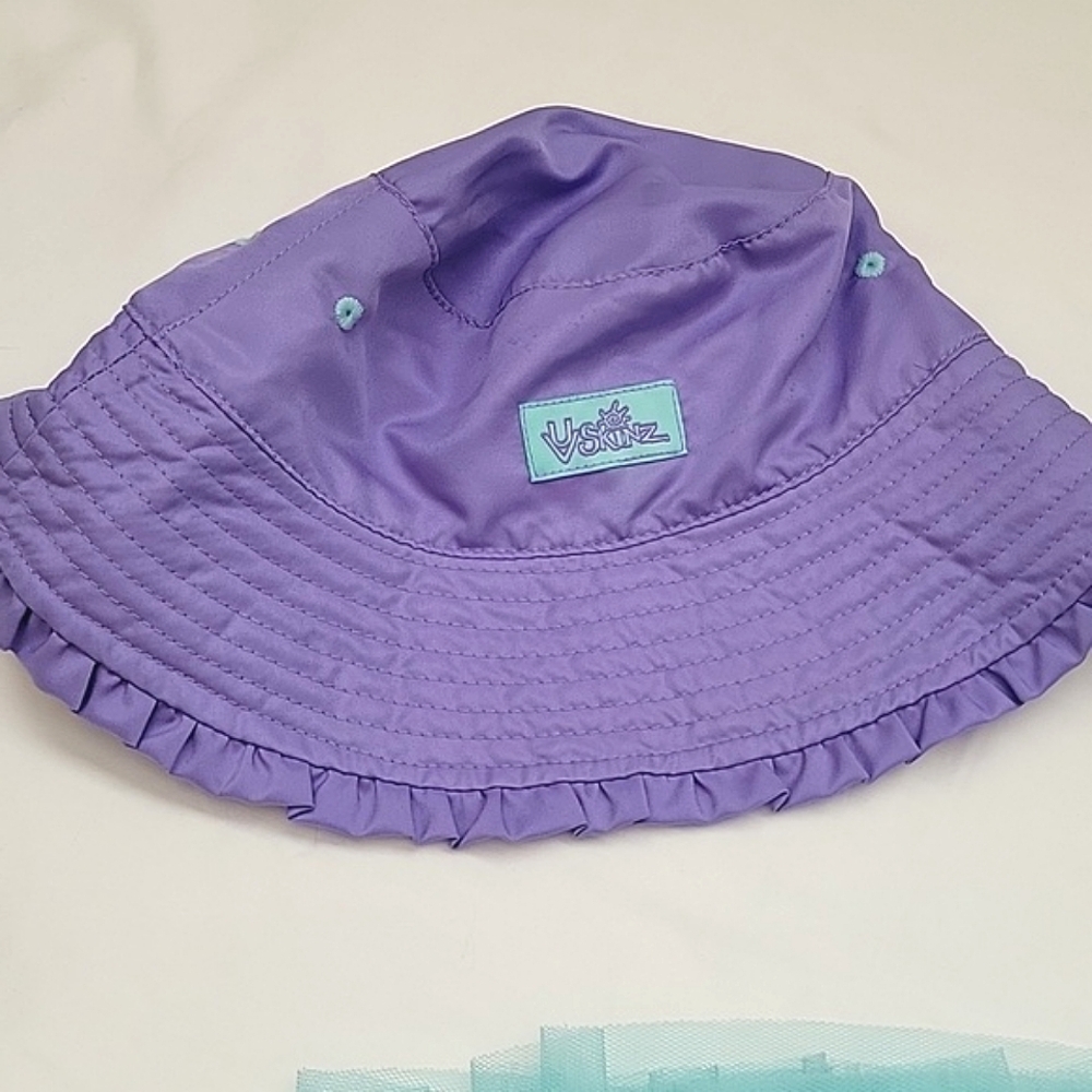 SET OF NEW OKIE DOKIE Dress. Color Angel Blue And UVSKINZ Reversible Hat Used. - Picture 15 of 17